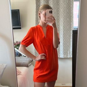 Orange Mini Dress